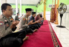 Kapolsek Batanghari Leko Sampaikan Pesan Kamtibmas Lewat Shubuh Keliling