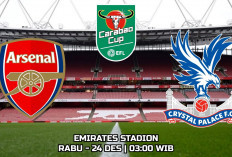EFL Cup - Arsenal vs Crystal Palace: Preview Pertandingan, Prediksi dan Susunan Pemain