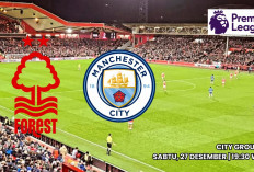 Prediksi dan Preview Liga Premier: Nottingham Forest vs Manchester City Cek Susunan Pemain Kedua Tim