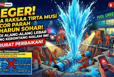 GEGER! Pipa Tirta Musi Bocor Parah di Harun Sohar, Air di 6 Kawasan Pemukiman Mendadak Mati Total Malam Ini!