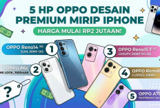 5 HP OPPO Desain Premium Mirip iPhone, Mulai Rp2 Jutaan!