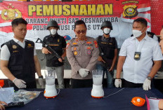 Polres Muratara Musnahkan 992,05 Gram Narkoba 