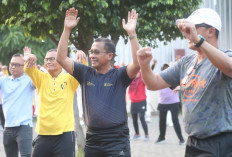 Dirut BPJS Kesehatan Ikut Senam Dahlan Iskan: Bisa Turunkan Risiko Serangan Jantung dan Diabetes