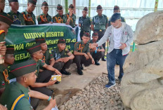 Mario Andramatik Ungkap Rahasia Sejarah Megalitik Lahat di Hadapan Calon Prajurit TNI