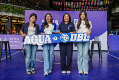 Kampanye Hidrasi Sehat, AQUA Jadi Hydration Partner Resmi DBL Indonesia
