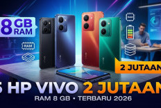 Nggak Bikin Kantong Jebol! Ini 5 Pilihan HP Vivo RAM 8GB Harga 2 Jutaan Terbaik September 2026
