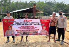 Sasar Lubuk Bintialo, Polsek Batanghari Leko Gencarkan Sosialisasi Bahaya Illegal Refinery