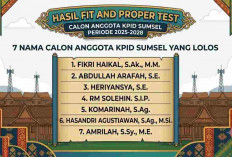 Ini Dia 7 Nama Calon Anggota KPID Sumsel Periode 2026-2029 yang Lolos Fit and Proper Test