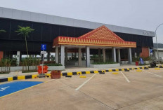 Megah Berhias Ornamen Tanjak Palembang, Intip Penampakan Rest Area Tipe A Tol Palembang–Betung