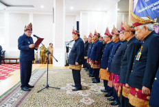 Bupati Muba Kukuhkan Forum Musyawarah Pembina Adat dan Pemangku Adat Marga Kabupaten Muba Periode 2026-2031 