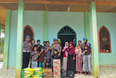 Jumat Berkah, Sipropam Polres Lubuk Linggau Salurkan Bantuan Sembako ke Panti Asuhan Tahfidz Ulumul Qur'an