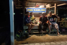 Bersama Perangkat Desa dan Warga, Babinsa Koramil 405-02 Merapi Jaga Lingkungan Biar Aman