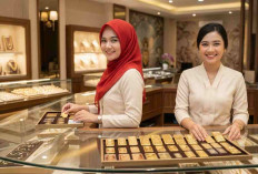 Turun Serentak! Harga Emas Pegadaian Hari Ini, Antam 1 Gram Rp2,61 Juta