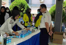 Lapas Banyuasin Gelar Tes Urine Serentak dalam Peringatan HBP ke-62, Ini Hasilnya
