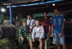 Strategi Babinsa Koramil Pendopo Tangkal Kejahatan di Malam Ramadan 1447 H