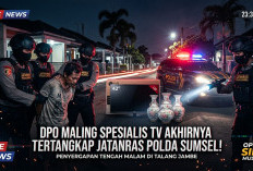 11 BULAN BURON! DPO Maling Rumah Spesialis TV dan Keramik di Palembang Akhirnya Diciduk Jatanras Polda Sumsel