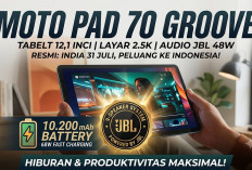 Bawa 9 Speaker JBL dan Layar 12,1 Inci 120 Hz, Motorola Resmi Umumkan Tablet Gahar Moto Pad 70 Groove