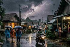 Prakiraan Cuaca BMKG: Waspada! Palembang dan OKU Berpotensi Hujan Petir Hari Ini