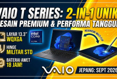 Unik Pakai Engsel Multi-Flip! VAIO T Series Diluncurkan Bawa Layar WQXGA dan Performa Intel Core Ultra