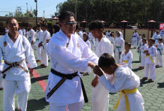 HUT Bhayangkara ke-80: Strategi Kapolres OKU Timur Perkuat Kamtibmas Lewat Olahraga Karate