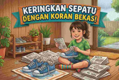 Koran Bekas Jangan Dibuang! Bisa Dipakai untuk Keringkan Sepatu Basah