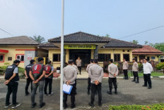 Apel Pagi Polsek Sanga Desa, Iptu Harun Suardi Tekankan Disiplin dan Pelayanan Prima