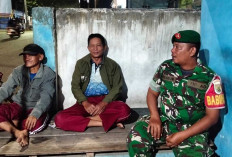 Jangan Kasih Kendor! Tengah Malam Babinsa Koramil Kota Lahat Tiba-Tiba Sambangi Pos Satkamling, Ada Apa?