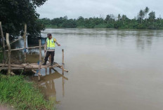 Intensitas Hujan Meningkat, Polisi Cek Kondisi Terkini Sungai Komering OKU Timur, Masih Amankah?