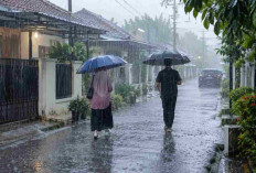 Waspada! Hujan Guyur Mayoritas Wilayah Sumsel Hari Ini, OKU Timur Berpotensi Disertai Petir