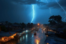 Waspada! Musi Rawas Bakal Diguyur Hujan Petir, Pagar Alam Udara Kabur Hari Ini