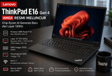 Laptop Bisnis Impian Resmi Hadir! Kenali Keunggulan ThinkPad E16 Gen 4 dengan Prosesor Ryzen AI Terbaru