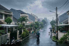 Prakiraan Cuaca Sumsel 17 Juni 2026: Mayoritas Wilayah Diguyur Hujan, Palembang Udara Kabur