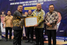 Pertama di Sumsel, Disnakertrans Muba Dinobatkan sebagai Pelopor Perlindungan Pekerja Rentan
