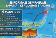 Gempa Magnitudo 4,4 Guncang Kepulauan Sangihe, BMKG: Tak Berpotensi Tsunami