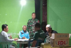 Sambangi Pos Ronda Malam-Malam, Anggota TNI Koramil Kota Lahat Kejutkan Warga Lahat Tengah, Ada Apa?