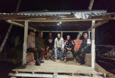 Waspada Kejahatan Malam: Babinsa dan Bhabinkamtibmas Tanjung Sakti Perketat Penjagaan di Titik Rawan