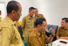 Dukung Program Gerakan ASN Sehat, Pegawai Dinas Kominfo Muba Lakukan Cek Kesehatan Gratis