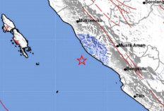 Gempa Magnitudo 4,8 Guncang Bengkulu pada Kedalaman 54 Km, Tak Berpotensi Tsunami
