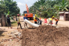 Komitmen Sosial Perbaikan Jalan dari PT HKI Bikin Warga Muba Sumringah