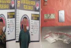 Samarkan Sabu dalam Dompet Motif Anime, Dua Buruh di Ibul Besar II Tak Berkutik Digerebek Polisi