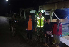 Babinsa Koramil Kota Agung Turun Tangan Bekali Petugas Ronda, Ini Tujuannya