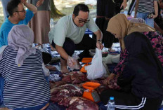 12 Sapi dan 5 Kambing Dikurbankan, Kejati Sumsel Bagikan 1.000 Paket Daging