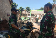 Semangat Gotong Royong! Kasdim 0714/Salatiga Turun Langsung Cek Pembangunan Rumah Pak Fajar Arifin