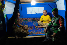 Tembus Dingin Malam, Aksi Heroik Babinsa Koramil 405-07 Pulau Pinang Jaga Keamanan Warga