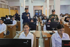 Kapus Program Bela Negara Unhan RI Awasi TKD PMB S1 Unhan RI di UPT BKN Ambon