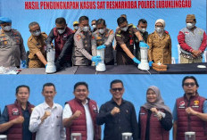 Perangi Narkoba, Polres Lubuklinggau Blender 1,4 Kg Narkoba Hasil Sitaan