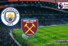 Liga Premier: Prediksi Pertandingan Manchester City vs West Ham United - Preview dan Susunan Pemain