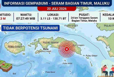  Gempa Magnitudo 4,3 Guncang Seram Bagian Timur Pagi Ini, BMKG Pastikan Tak Berpotensi Tsunami