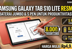 Sudah Termasuk S Pen & Baterai 8.000 mAh: Intip Spesifikasi Gahar dan Harga Resmi Samsung Galaxy Tab S10 Lite