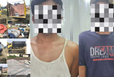 Bongkar Kasus Penyalahgunaan BBM: Polres Lahat Amankan Dua Pelaku Beserta 20 Ton Minyak dan Truk Colt Diesel